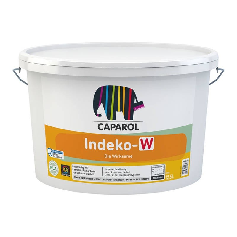 Φωτογραφία προϊόντος Indeko-W Λευκο B1 125Lt - Μυκητοκτονο Χρωμα