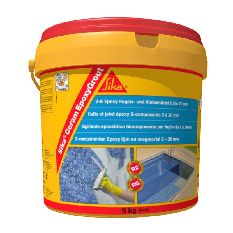 Φωτογραφία προϊόντος Sikaceram Epoxygrout Ab Snow 5Kg