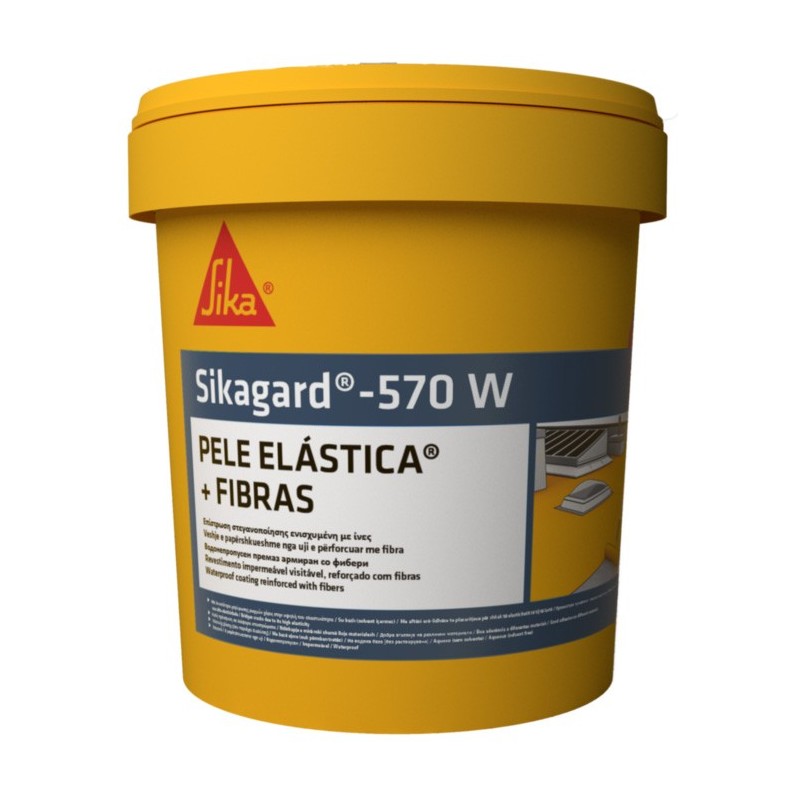 Φωτογραφία προϊόντος Sikagard-570W Pele Elast. +Fibras White 18Kg