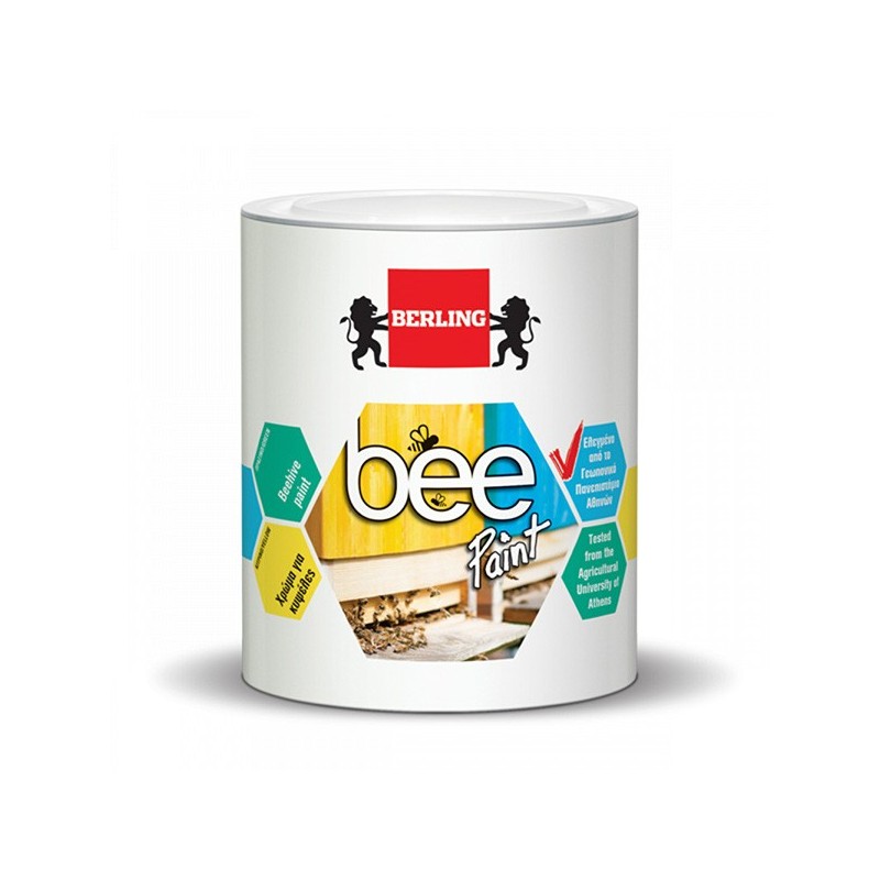 Φωτογραφία προϊόντος Bee Paint-Χρωμα Για Κυψελες Λευκο 0.75Lt