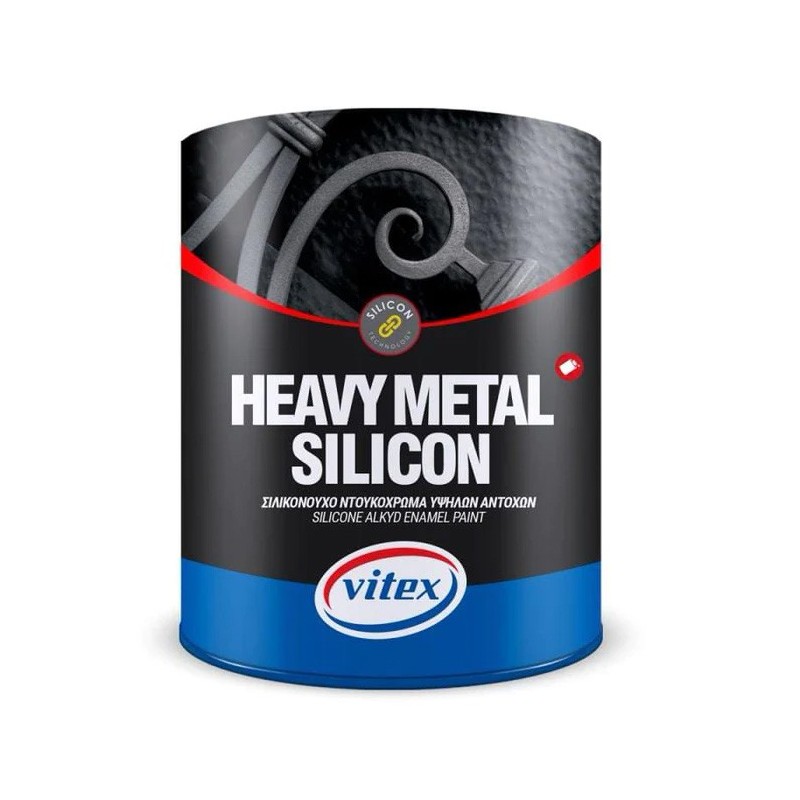 Φωτογραφία προϊόντος Vitex Heavy Metal Silicon Satin White 2.5Lt